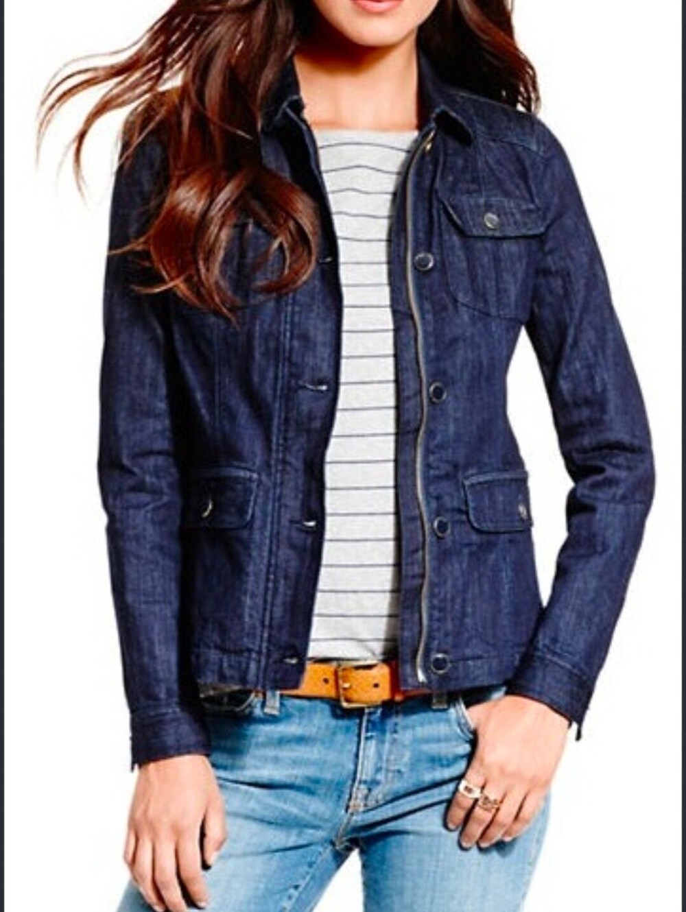 Tommy Hilfiger Dark Blue Denim Jacket Medium